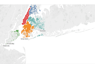 Data Visualization of NewYork Airbnb dataset using Tableau