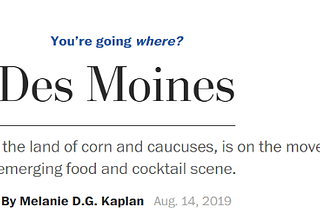 what to do in des moines if you’re not a politico journalist
