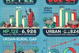 Declining Urban-Rural Gap and Consumption Inequality in India: Key Insights from 2023–24