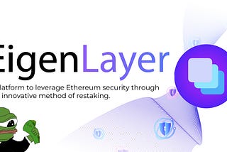 Introducing EigenLayer —  Pooled security empowering Ethereum.