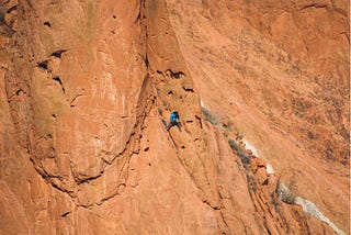 Image of a rock climber.