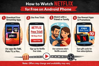 How can I watch Netflix for free?