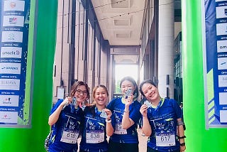 Stepping out of my comfort zone at Berjaya Times Square Tower run.