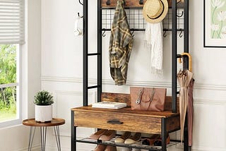 recaceik-hall-tree-entryway-coat-rack-with-drawer-industrial-5-in-1-entryway-bench-with-storage-shoe-1