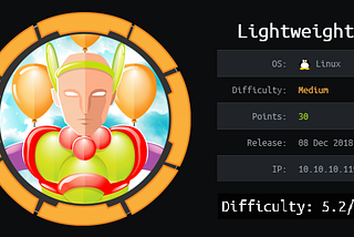 LightweightHTB-WriteUp-ETHCOP