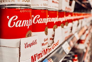 Campbell’s management signals that promotions can help maintain their soup monopoly