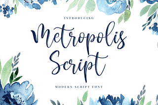 Metropolis Script Font