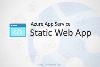 Hosting a static react application using the new Azure Static web app
