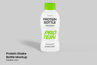 Protein Shake Bottle Mockup