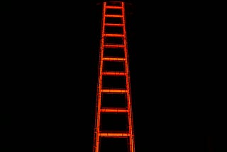 neon ladder