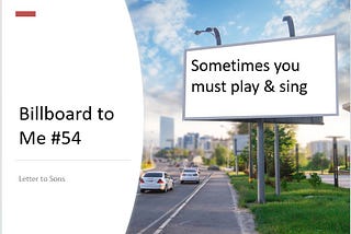 BB2ME #54 — how well can you sing and play lead guitar simultaneously? — Letter to Sons