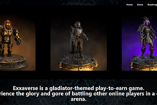 Enjoy the glory of battling with your Gladiators in play-to-earn Exxaverse