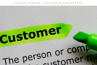 There may not be a bigger buzzword than “Customer Experience.’​’​