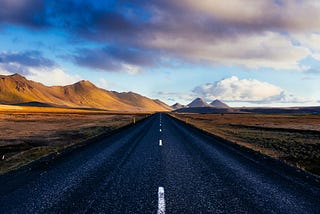 far horizons with blue sky