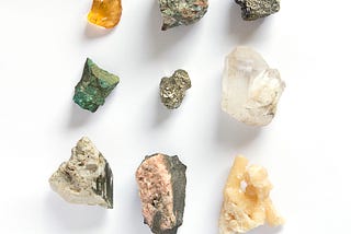 Assorted crystals and tumblestones