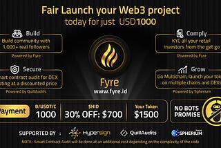 WEB3 Fair Launch with Fyre