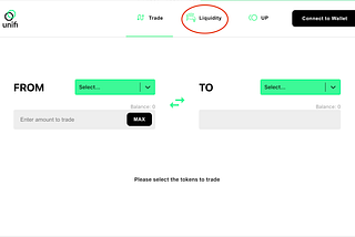 How To Provide Liquidity on Unifi Protocol