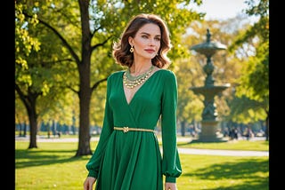 Long-Sleeve-Green-Dress-1