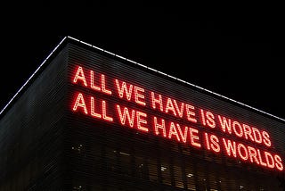 Sign, lights, neon, sayings, quotable