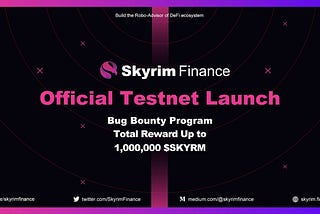 Skyrim Finance — Testnet Launch & Bug Bounty Program