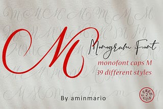 Monogram M | Monofont Caps M Font