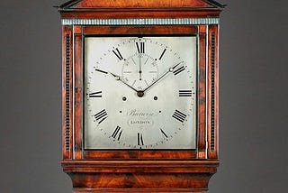 A Regency longcase clock by John Barwise of London