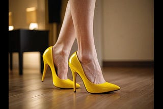 Yellow-High-Heels-1