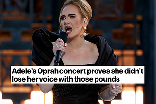 Just Gonna Say It: I’m Not Surprised By This Fucked-Up Adele Article, Just Extremely Disgusted