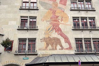 Wall painting. (Bern, Switzerland)