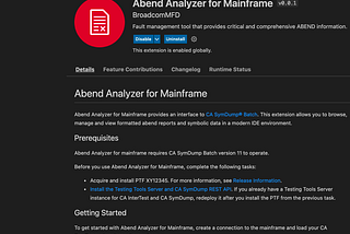 Abend Analyzer for Mainframe