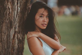 a beautiful young asian woman