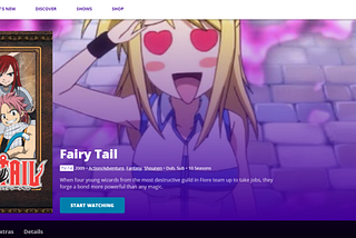 Watch Fairy Tail Online (Top 5 Platforms)