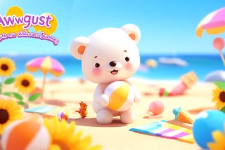 🏖🧸 Awwgust — Cute and Adorable Summer