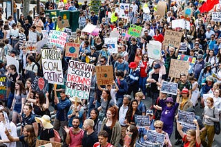 Hundreds of thousands attend climate strike rallies across Australia — Ed Robertson London based…