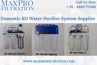 Domestic RO Water Purifier System