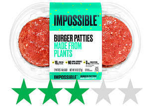 Impossible Burger 2.0 — review and ethical rating