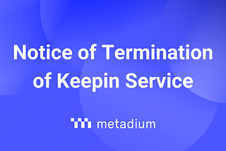 Keepin Wallet Application Termination