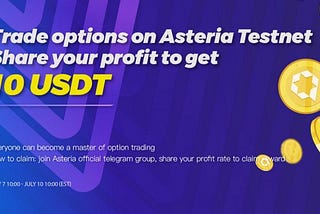 Get airdrops by trading Asteria