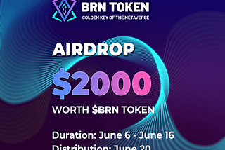 BRN Airdrop $2000 worth of $BRN Token