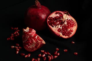 Four Weeks : Pomegranates & Blood