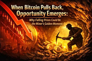 When Bitcoin Pulls Back, Opportunity Emerges: Why Falling Prices Could Be the Miner’s Golden Moment