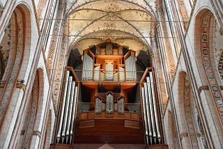 Part of a church organ.