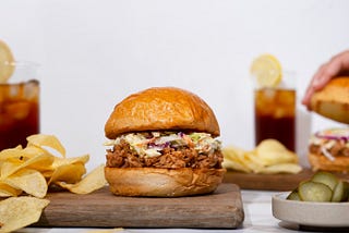 5-Ingredient Chicken Sandwich with Ranch Coleslaw