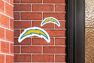 fathead-los-angeles-chargers-5-piece-mini-alumigraphic-outdoor-decal-set-1