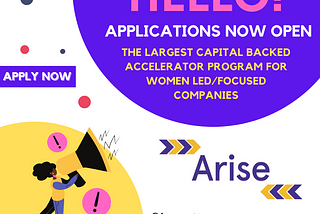 Arise Ventures in Partnership With WeWork Labs Opens Applications for Its ARISE Accelerator