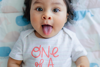 Sweet Little Leia Brielle is discovering her tongue