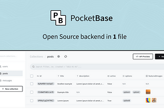 PocketBase self-hosted Firebase alternative