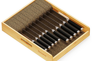 Declutter and Streamline Your Kitchen with the Knife Drawer Organizer