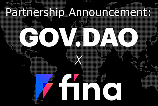 GOV.DAO Advisory Partners with Fina to Navigate EU Regulatory Landscape