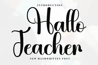 Hallotheacer Font